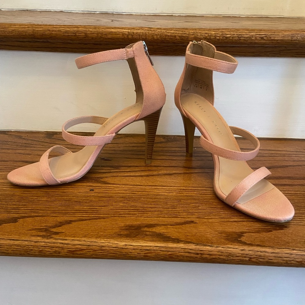 Elegant Pink Kelly and Katie Strappy Heels